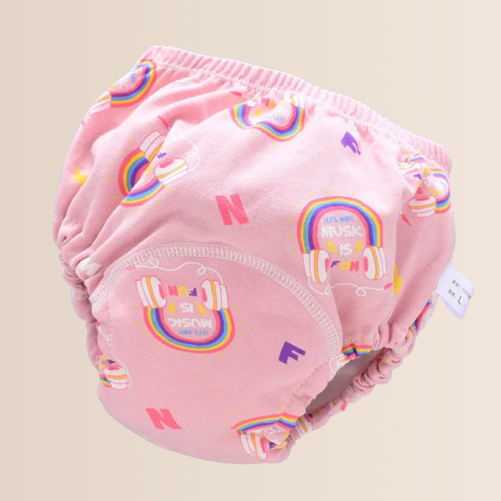 Pantalones de Entrenamiento para Bebés de Algodón Reutilizables de 6 Capas