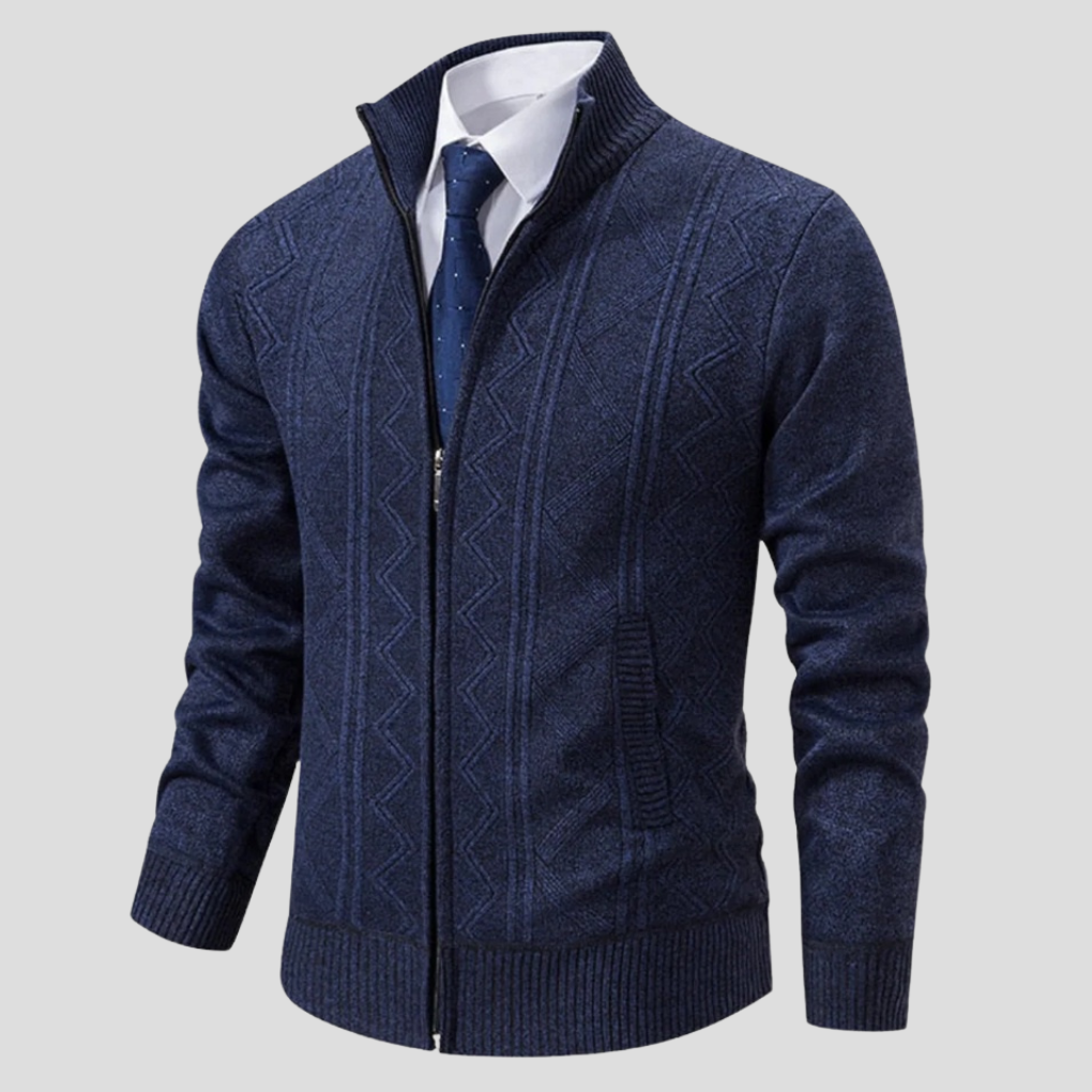 Cardigan de Hombre – Pieza de Capa Estilo de Punto