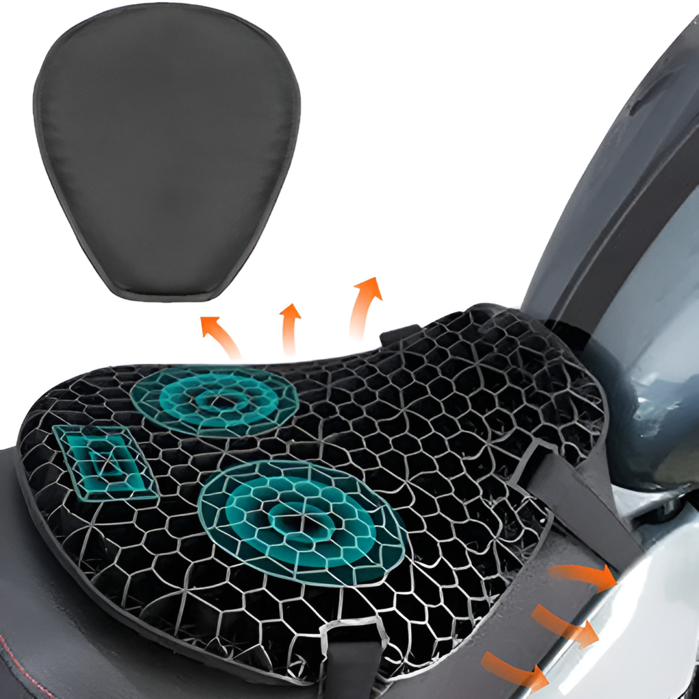 Almohadilla de Asiento de Gel para Motocicleta para Viajes Largos