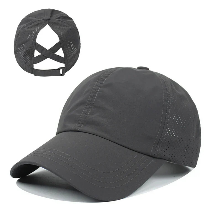 Gorro de béisbol de malla deportiva unisex transpirable con ajuste ajustable