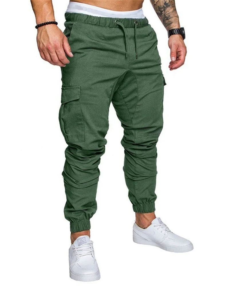 Pantalones Joggers Cargo Multi-Bolsillos Resistentes para Hombres