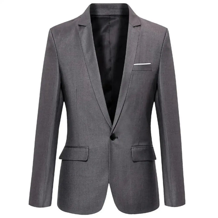 Blazer de Negocios Ajustado para Hombres