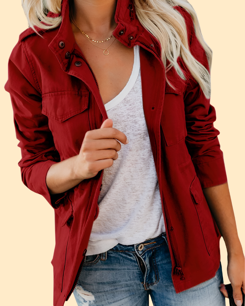 Chaqueta de mezclilla suave para mujeres
