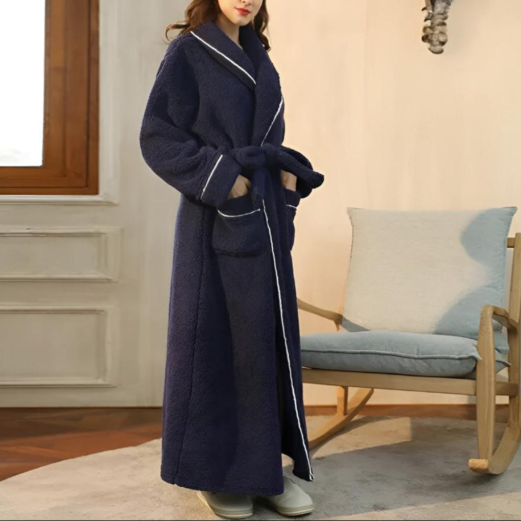 Bata de Baño Luxe Fleece Calidez Comodidad