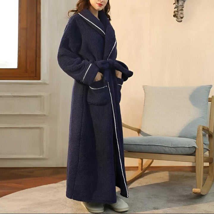 Bata de Baño Luxe Fleece Calidez Comodidad