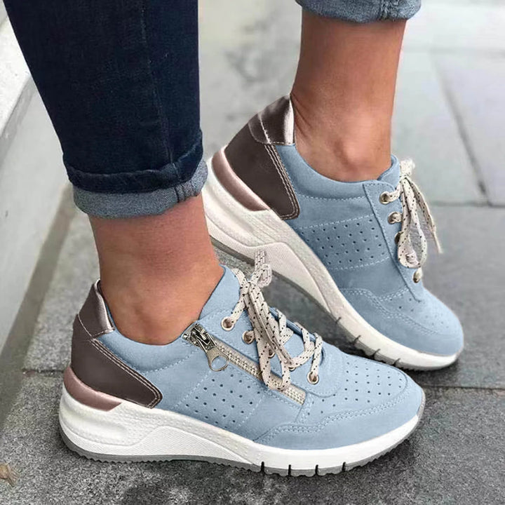 Zapatillas de mujer con suela gruesa a la última