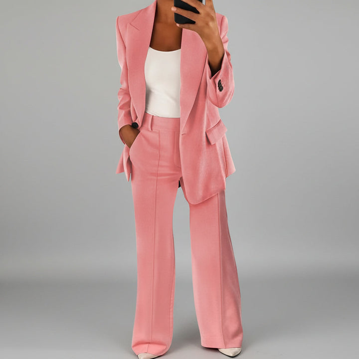 Traje de Mujer con Pantalones Anchos