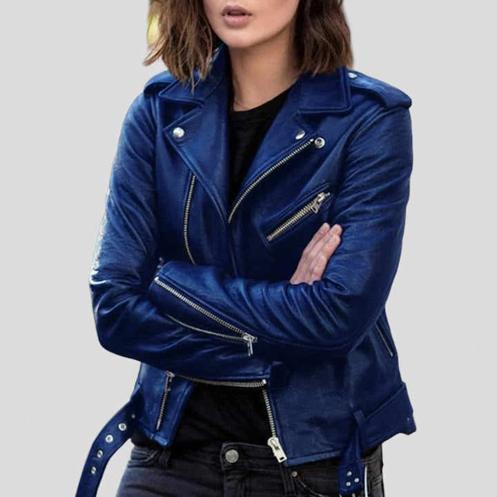 Chaqueta Biker Vintage para Mujeres