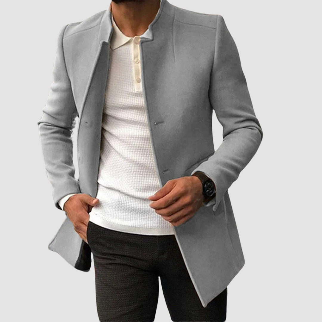 Abrigo largo clásico para hombre: elegancia atemporal para todas las estaciones
