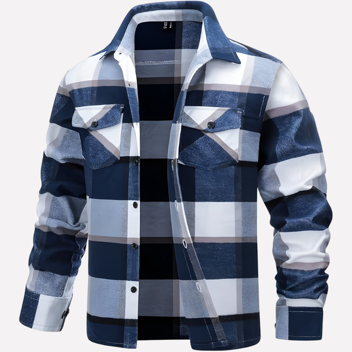 Camisa de Flanela a Cuadros para Hombres