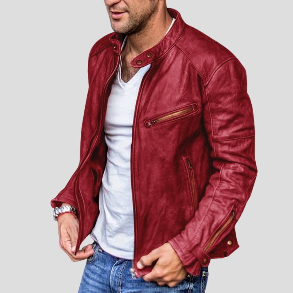 Chaqueta de Cuello Erguido para Hombres – Capa Moderna para Uso Diario
