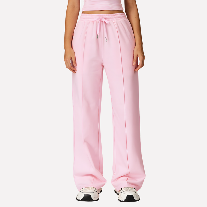 Pantalones de Sudadera de Pierna Ancha para Mujeres