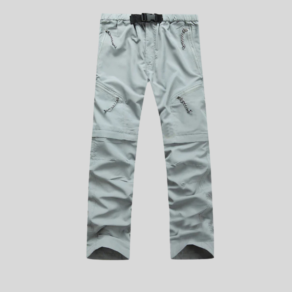 Pantalones de Senderismo 2 en 1 para Hombre – Estilo Rugoso con Función Convertible