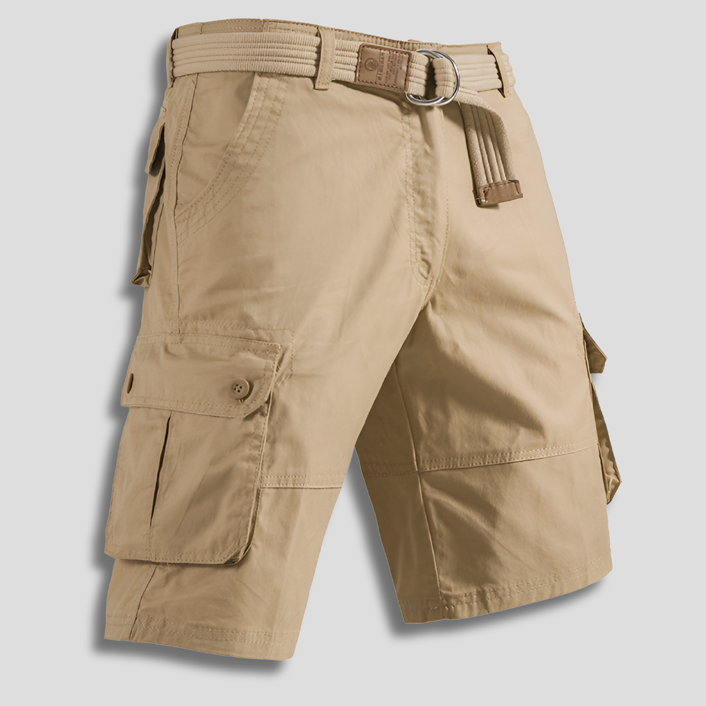 Pantalones Cortos Cargo Masculinos de Múltiples Bolsillos