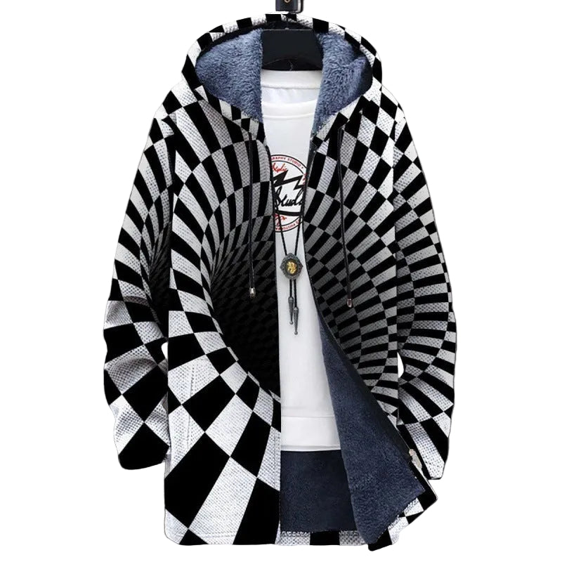 Chaleco Color Bloque Retro para Hombres
