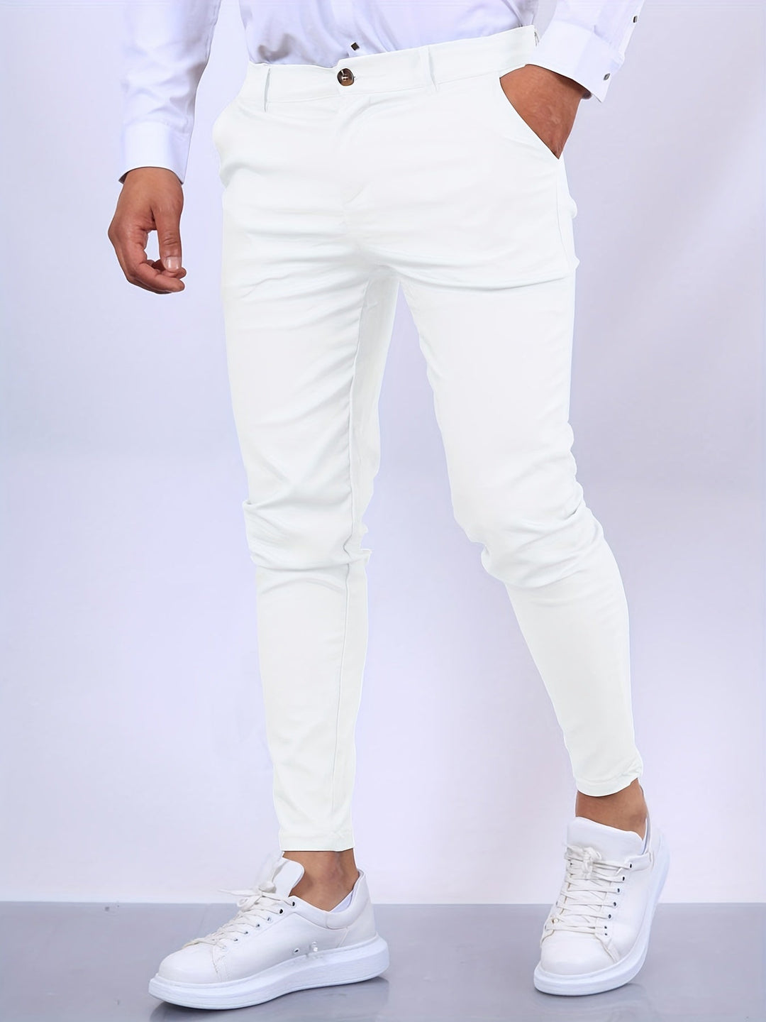 Orlando: pantalones pitillo elásticos para hombre