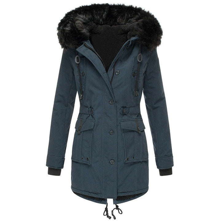 Abrigo de invierno con capucha para mujer: calidez con estilo para los días fríos