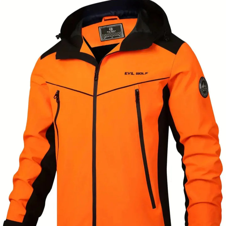 Chaqueta Exterior Repelente al Agua con Diseño Reflectante