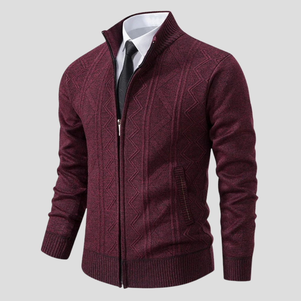 Cardigan de Hombre – Pieza de Capa Estilo de Punto