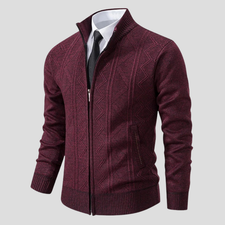 Cardigan de Hombre – Pieza de Capa Estilo de Punto