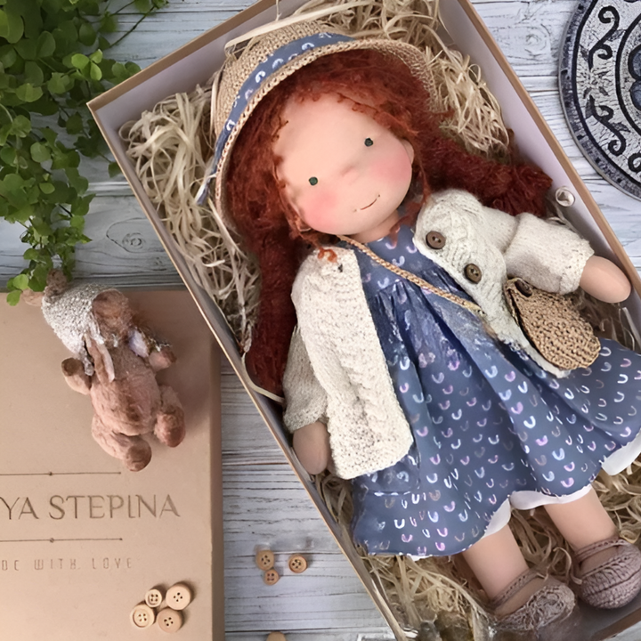 Muñeca Abrazable Waldorf Hecha a Mano