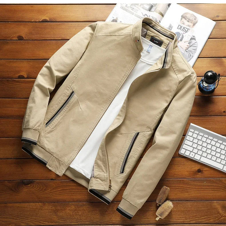Breezeguard – Elegante chaqueta bomber de algodón para hombre