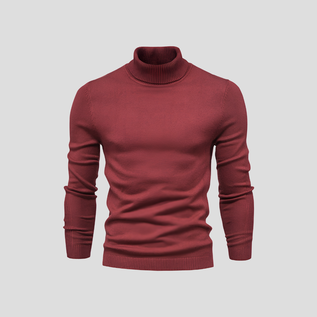 Suéter de Cuello Alto para Hombres