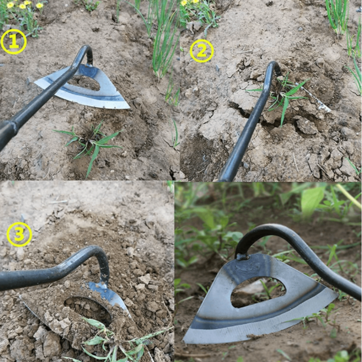 Azadón Hueco de Acero para Jardinería
