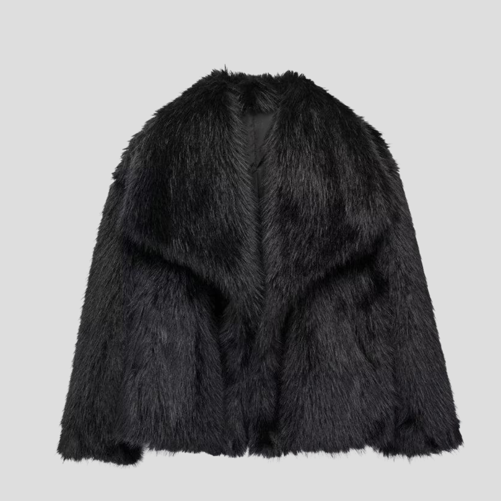 Chaqueta de Piel Sintética para Mujeres