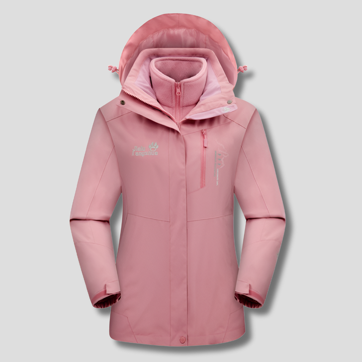 Chaqueta de Esquí 3 en 1 Capa Funcional de Invierno