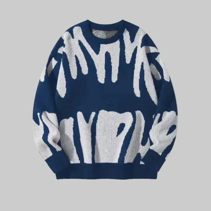 Textura Suave - Pullover de Punto Casual para Hombres