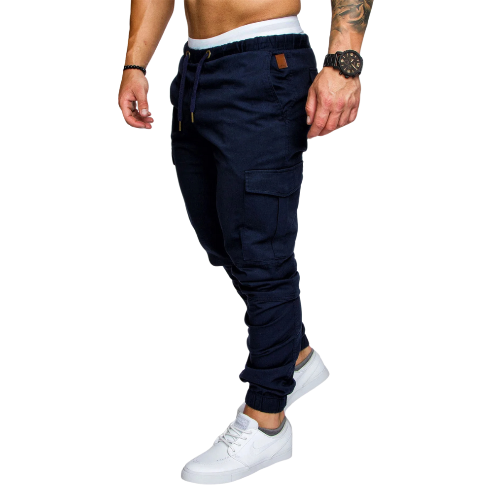 Pantalones Joggers Cargo Multi-Bolsillos Resistentes para Hombres
