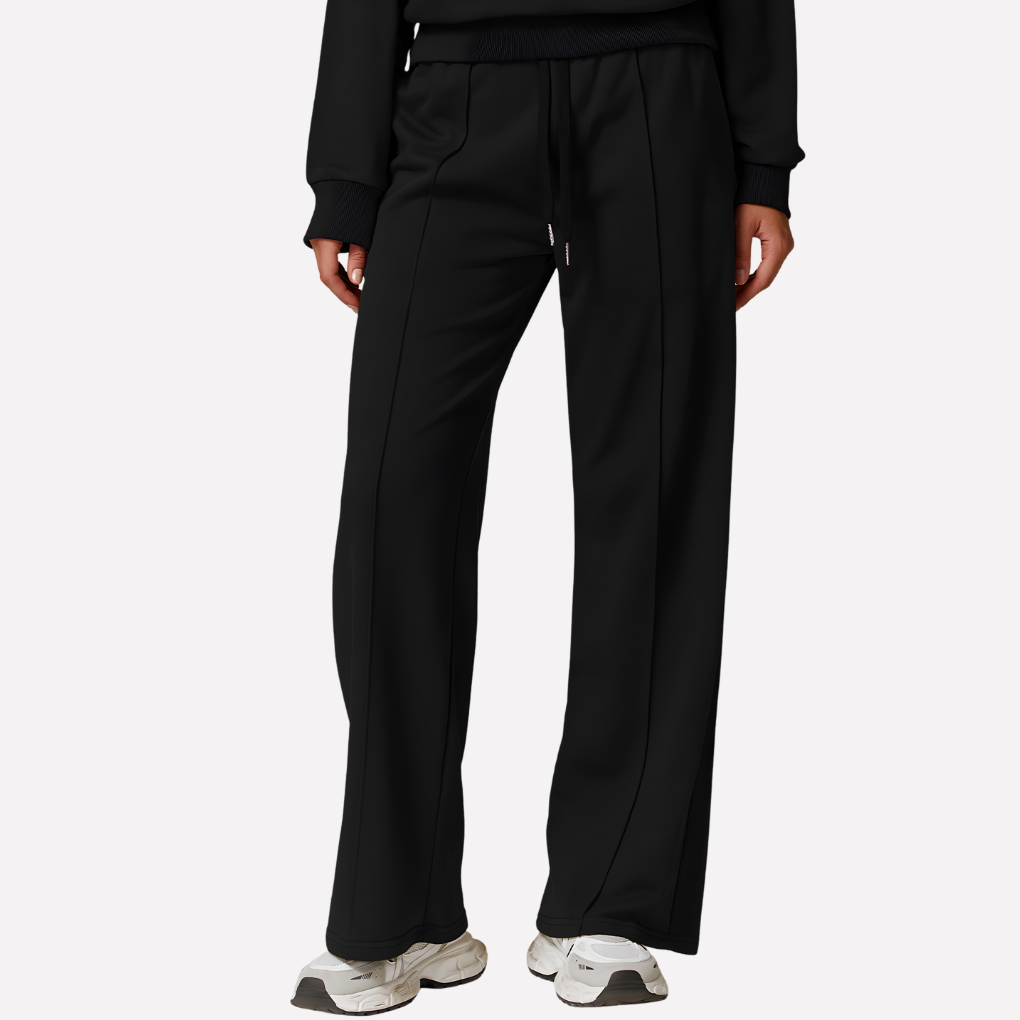 Pantalones de Sudadera de Pierna Ancha para Mujeres