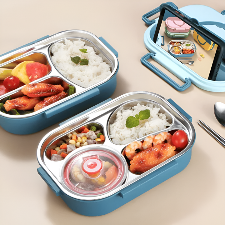 Caja de almuerzo térmica de acero inoxidable