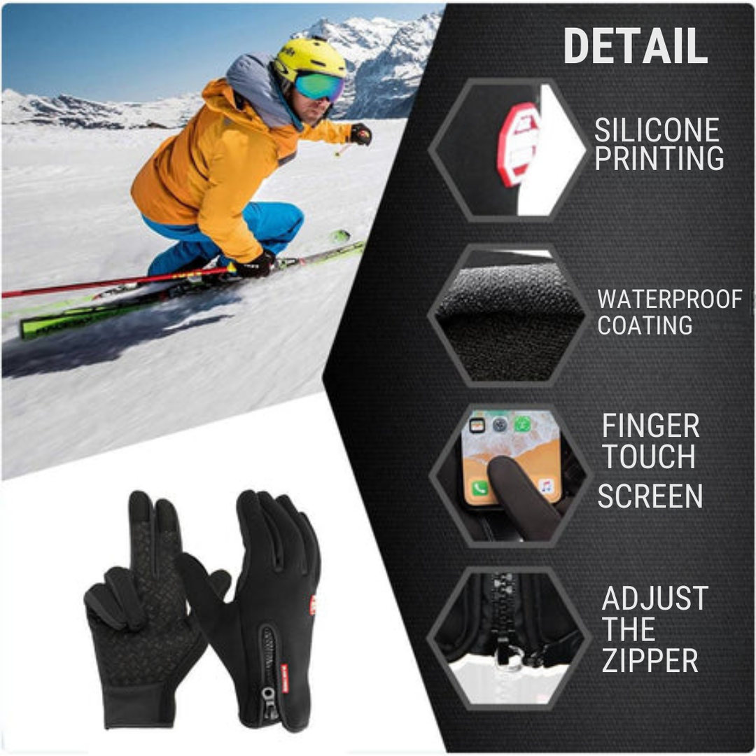 Guantes Calentados de Invierno para Ciclismo y Esquí