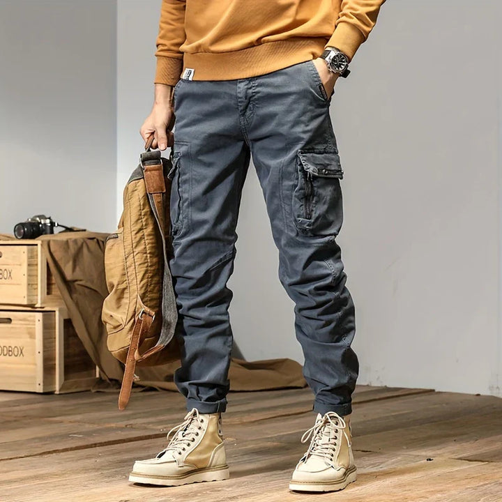 Pantalones de chándal tipo cargo elegantes para hombre