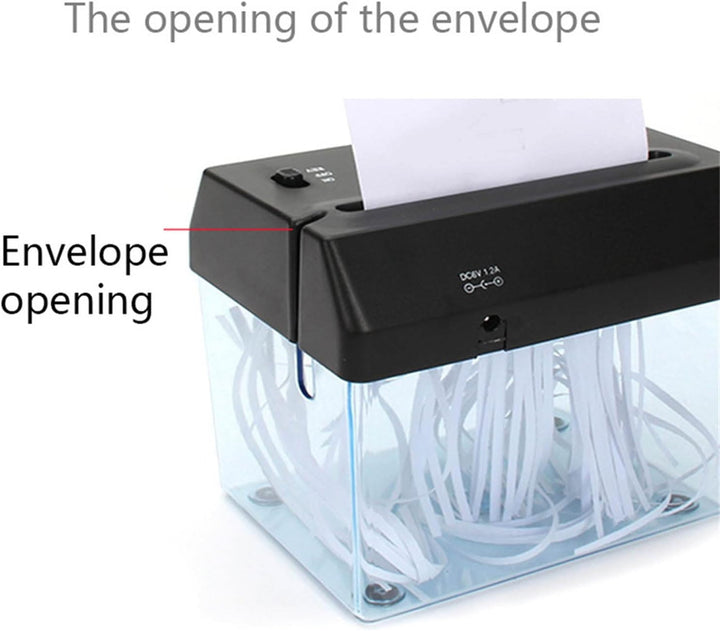 Mini Destructora de Papel de Escritorio – Compacta, Silenciosa y Eficiente