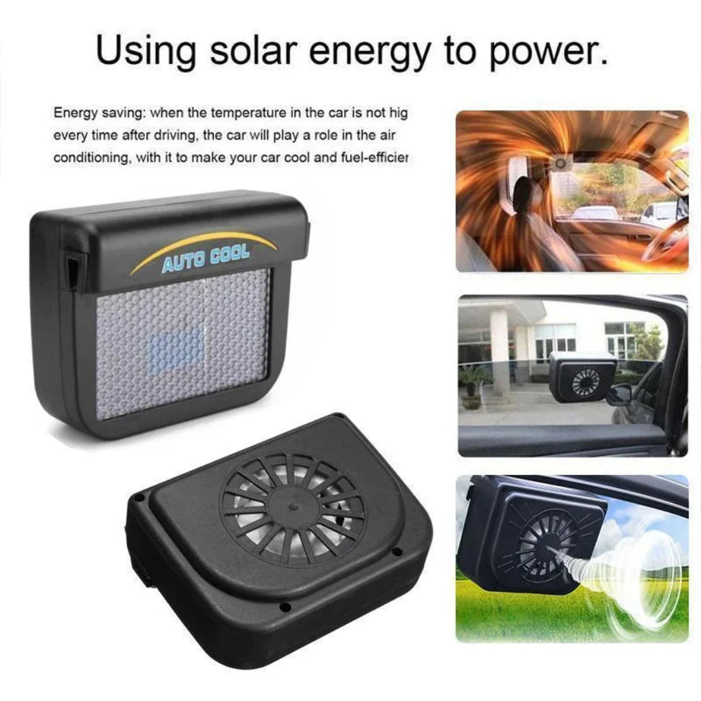 Ventilador de Ventana para Auto Solar