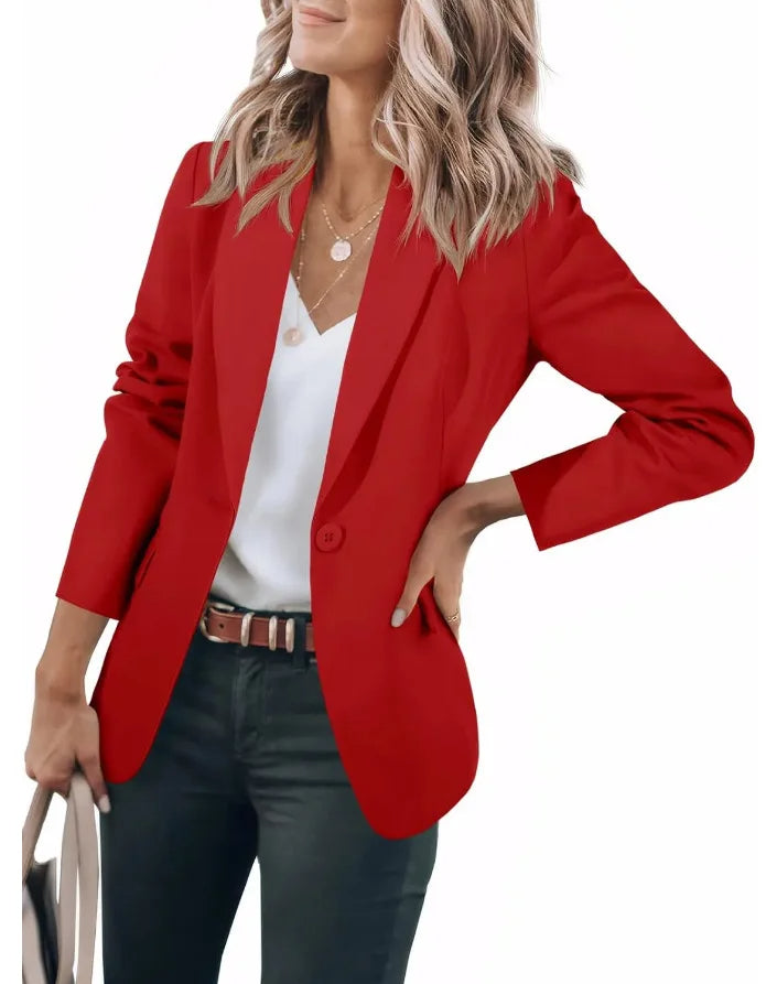 Elegante blazer de mujer con estilo vintage