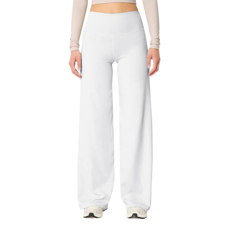 Pantalones de yoga elásticos de cintura alta para mujer: corte favorecedor y comodidad durante todo el día