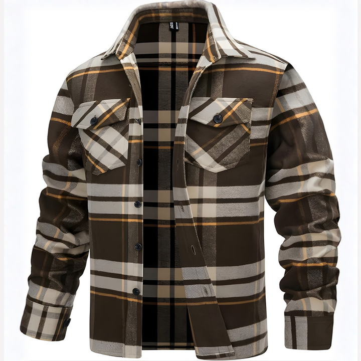 Camisa de Flanela a Cuadros para Hombres