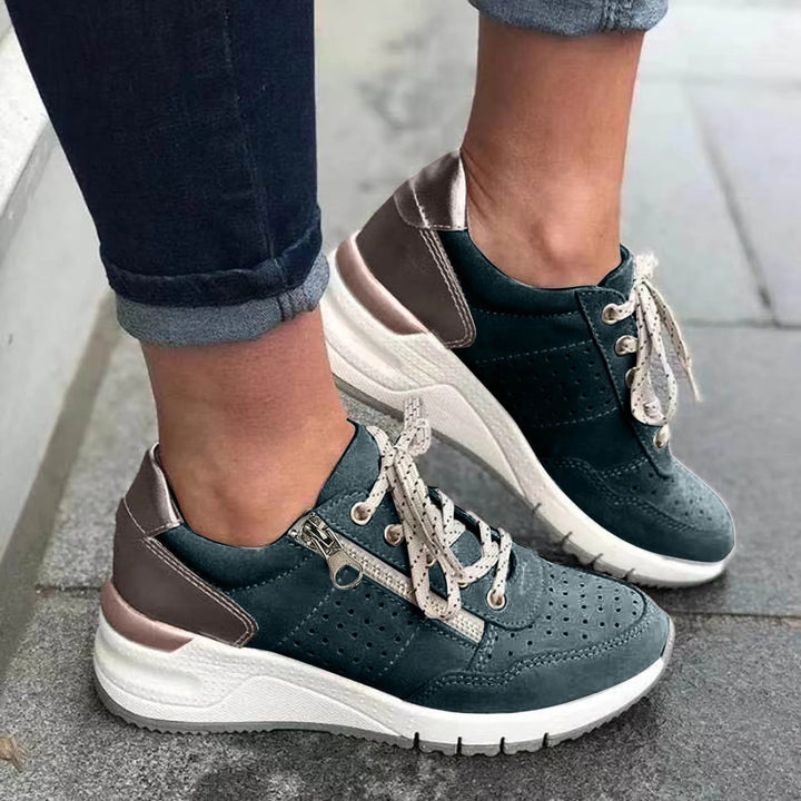 Zapatillas de suela gruesa de última tendencia para mujer