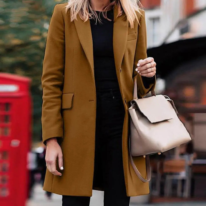 Abrigo Largo Elegante para Mujeres