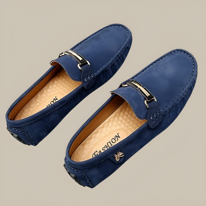Mocasines de Suede Sin Cordones para Hombres