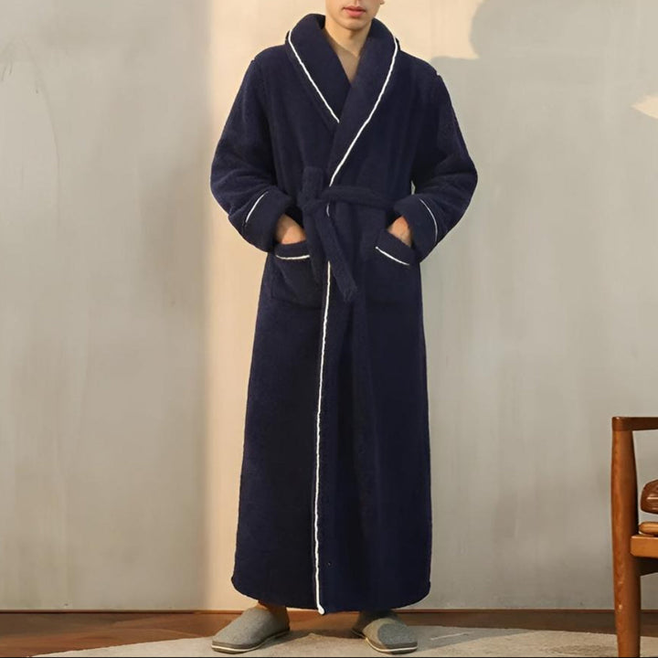 Bata de Baño Luxe Fleece Calidez Comodidad