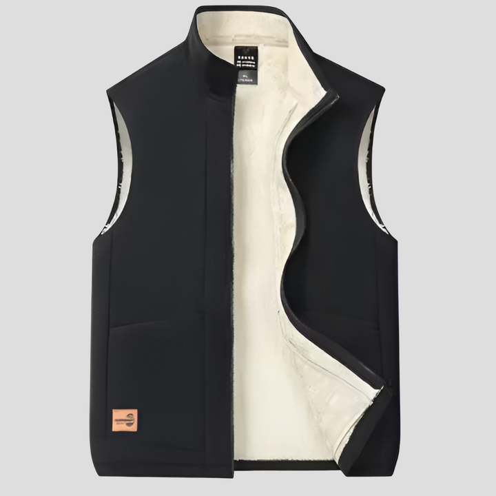Chaleco de Invierno Forrado para Hombres – Cálido y Estiloso