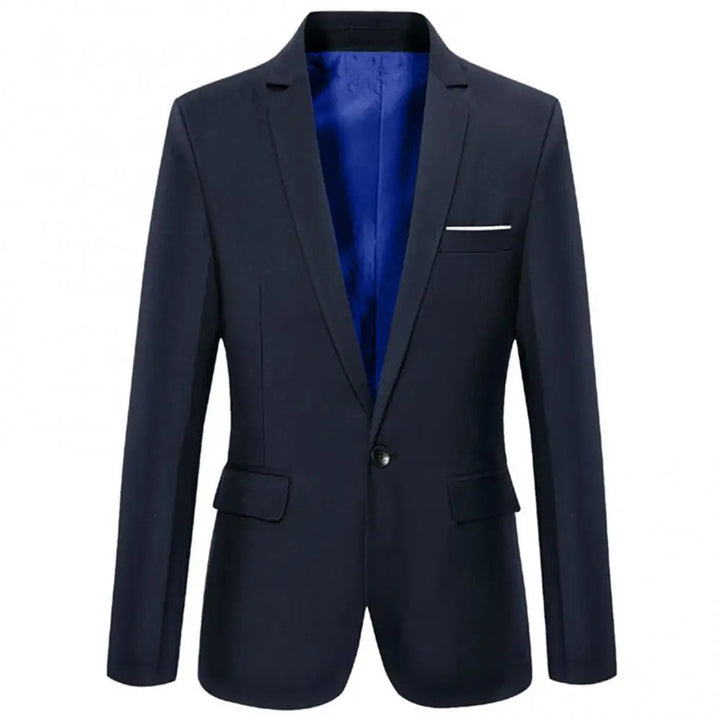 Blazer de Negocios Ajustado para Hombres