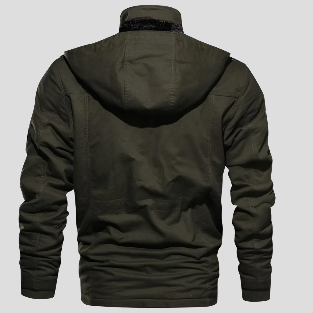 Chaqueta Robusta para Hombres Resistente al Viento y Cálida