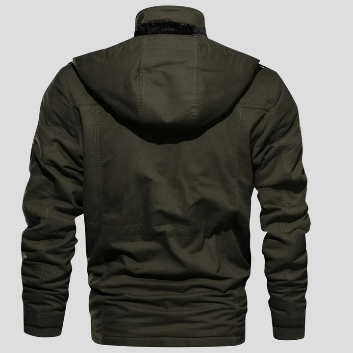 Chaqueta Robusta para Hombres Resistente al Viento y Cálida