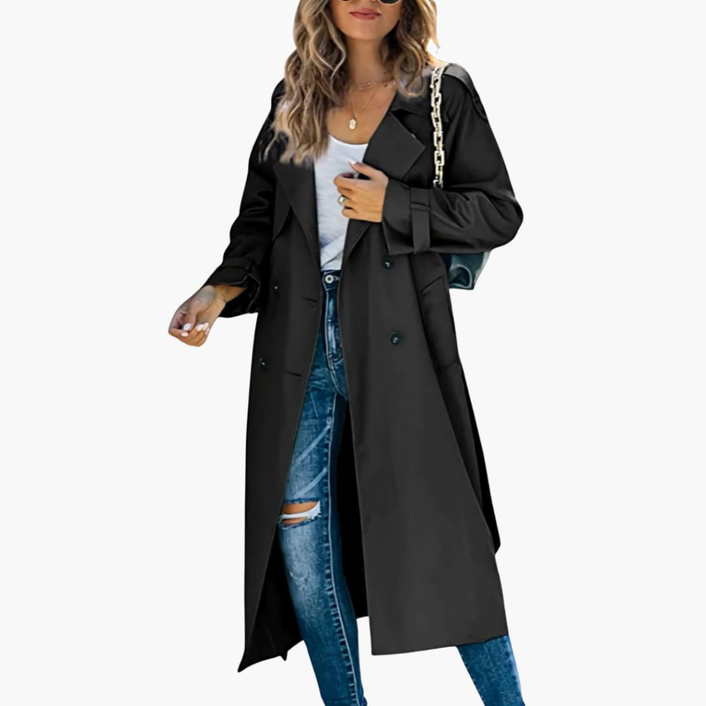 Abrigo Trench de Mujer con Botones Precio de Oferta